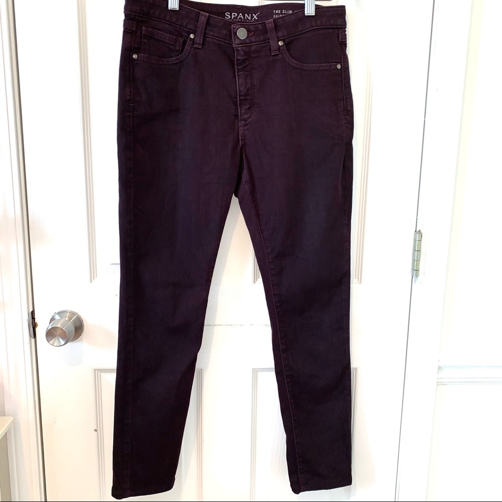 SPANX The Slim-X Skinny jean Wine color Jeans